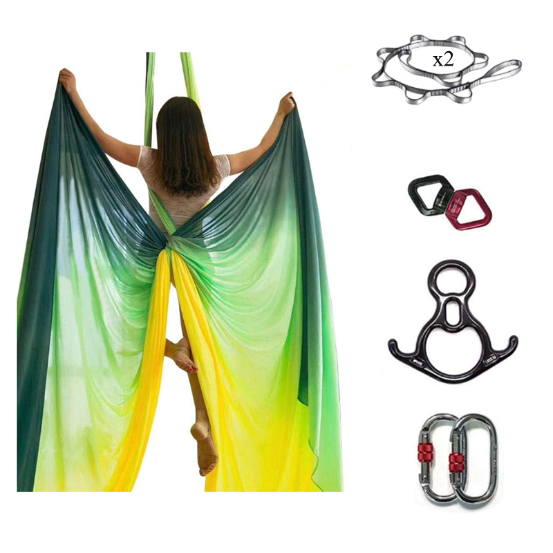 Aerial Silk Hammock - Hammock Yoga Udara Gradient yang Tahan