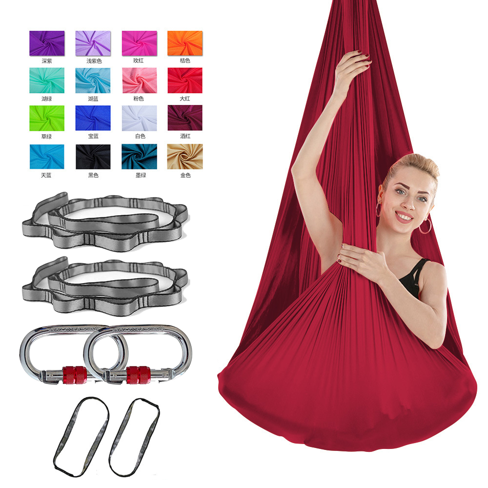 Set Hammock Yoga Udara FITNESS - Aerial Silk Hammock ulasan dan harga