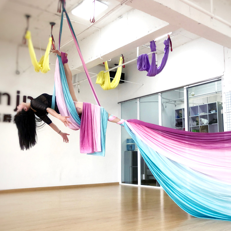 Kain Sutra Udara untuk Tari Ak - Aerial Silk Hammock ulasan dan harga