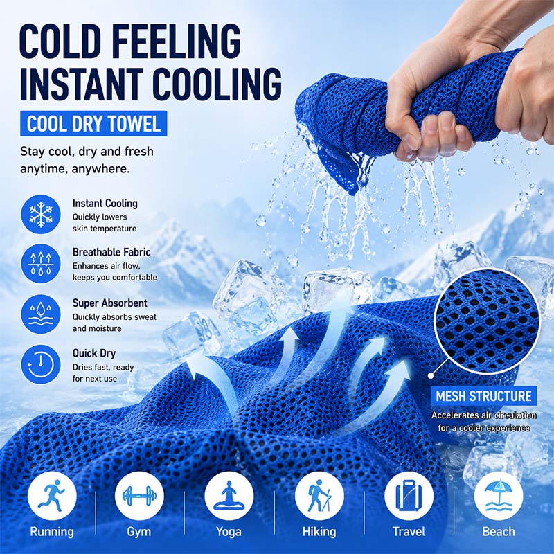 Handuk Pendingin Instan dengan - Pilates Yoga Towel ulasan dan harga