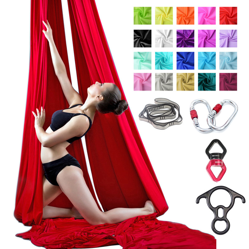 Set Sutra Yoga Udara 9 Yard 8. - Aerial Silk Hammock ulasan dan harga